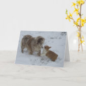 Carte de voeux Hello Friend (Fleur jaune)