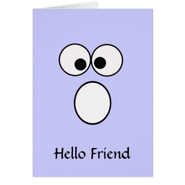 Carte de voeux Hello Friend 3 (Devant)