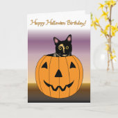 Carte de voeux heureuse d'anniversaire de (Fleur jaune)