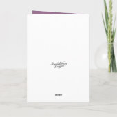Carte de voeux heureuse d'anniversaire de (Dos)