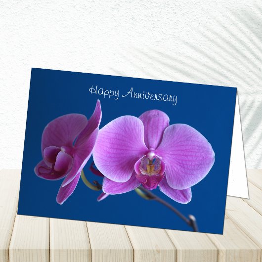 Carte de voeux heureuse d'anniversaire de mariage