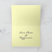 Carte de voeux heureuse de Diwali (Intérieur)