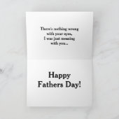 Carte de voeux heureuse de fête des pères (Intérieur)
