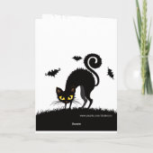 Carte de voeux heureuse de Halloween (Dos)