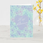 Carte de voeux heureuse de mari d'anniversaire (Fleur jaune)