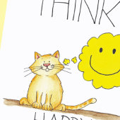 Carte de voeux HEUREUSE de PENSÉES par Nicole