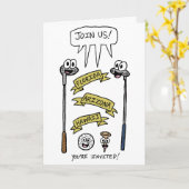 Carte de voeux heureuse de retraite de PARTIE de (Fleur jaune)