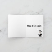 Carte de voeux heureuse de Sameach de sorcière de (Intérieur)