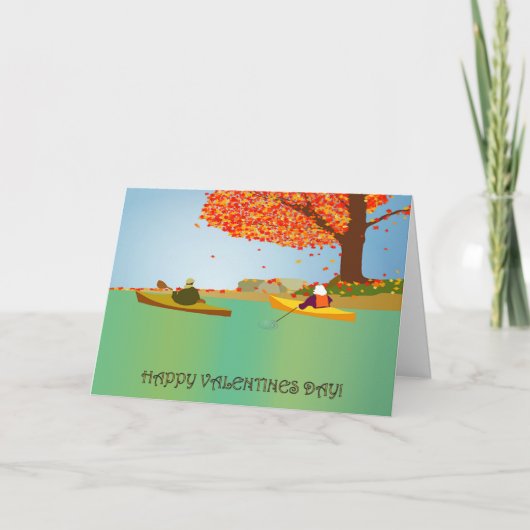 Carte de voeux heureuse de Valentines (Devant)