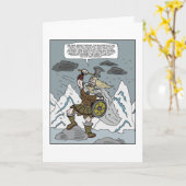 Carte de voeux heureuse de vendredi Viking (Fleur jaune)