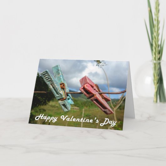 Carte de voeux Heureuse Sainte-Valentin (Devant)