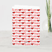 Carte de voeux Heureuse Sainte-Valentin Sogra Hear (Dos)