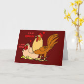 Carte de voeux HEUREUSEMENT MARIÉE (Fleur jaune)