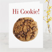 Carte de voeux Hi Cookie BIG - SRF (Fleur jaune)