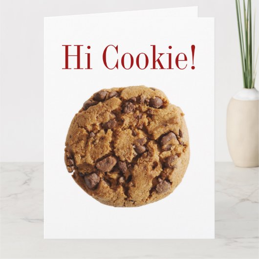 Carte de voeux Hi Cookie BIG - SRF (Devant)