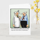 Carte de voeux Hilarious Get Well (Fleur jaune)
