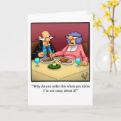 Carte de voeux Hilarious Happy Anniversaire (Fleur jaune)