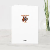 Carte de voeux Hilarious Thanksgiving Humour (Dos)