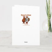 Carte de voeux Hilarious Thanksgiving Humour (Dos)