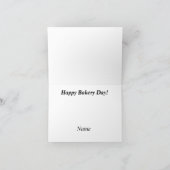 Carte de voeux Hippie Flour Power Baking (Intérieur)