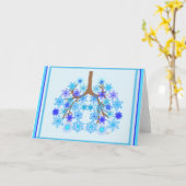 Carte de voeux hiver des FC (Fleur jaune)