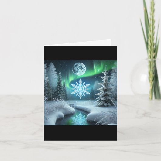Carte de voeux hiver Solstice (Devant)