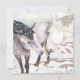 Carte de voeux hivernale "Winter Kisses"
