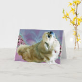 Carte de voeux Hollywobble (Fleur jaune)