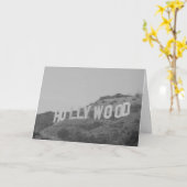 Carte de voeux Hollywood (Fleur jaune)
