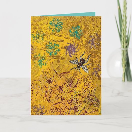 Carte de voeux Honey Bee (Devant)