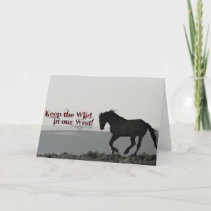 Carte de voeux "Honneur".. Gardez la nature dans n