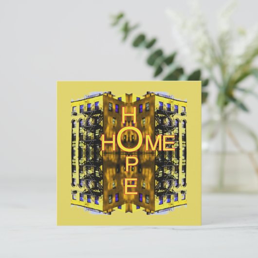 Carte de voeux Hope Home (Debout devant)