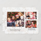 Carte de vœux horizontale avec photo de tourbillon (Devant / Derrière)