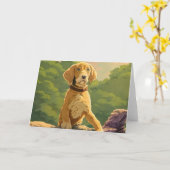 Carte de voeux horizontale Photoleap (Fleur jaune)