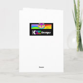 Carte de voeux Horse & Carriage (Dos)