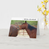 Carte de voeux Horseplay (Fleur jaune)