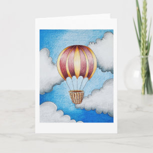 Carte de voeux Hot Air Balloon