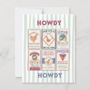 Carte de voeux Howdy
