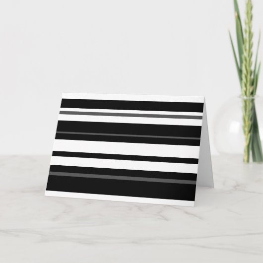 Carte de voeux Humbug Stripe (Devant)