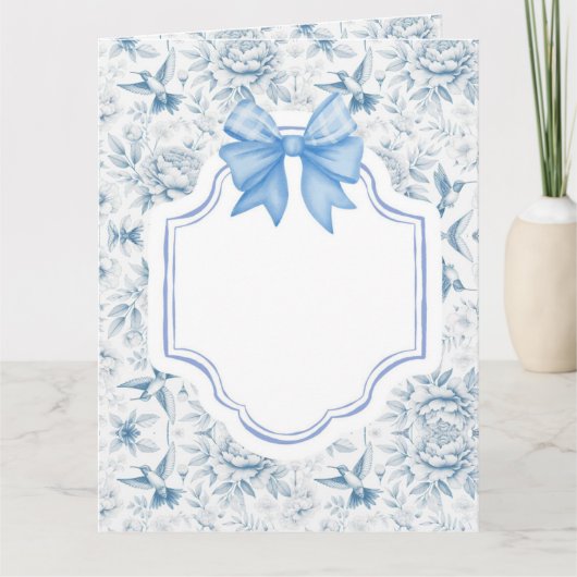 Carte de voeux Humingbird Toile (Devant)