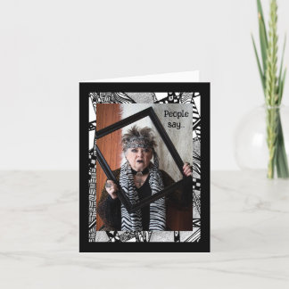 Carte de voeux humoristique clé du bonheur