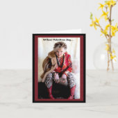 Carte de voeux humoristique de la Saint-Valentin (Fleur jaune)