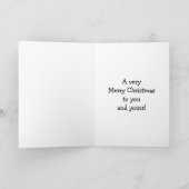 Carte de vœux humoristique de Noël (Intérieur)