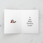 Carte de vœux humoristique de Noël (Intérieur)