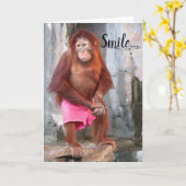 Carte de voeux humoristique de positivité (Fleur jaune)