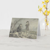 Carte de voeux humoristique Fun Scottish Birday (Fleur jaune)