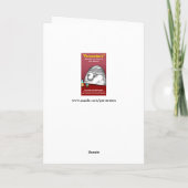 Carte de voeux humoristique "Juste Pour Rire" (Dos)