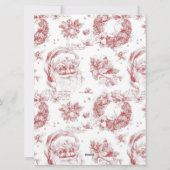 Carte de vœux humoristique pour les fêtes avec un (Dos)