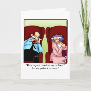 Carte de vœux humoristique pour un anniversaire de