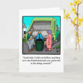 Carte de voeux Humour Divorce pour elle (Fleur jaune)